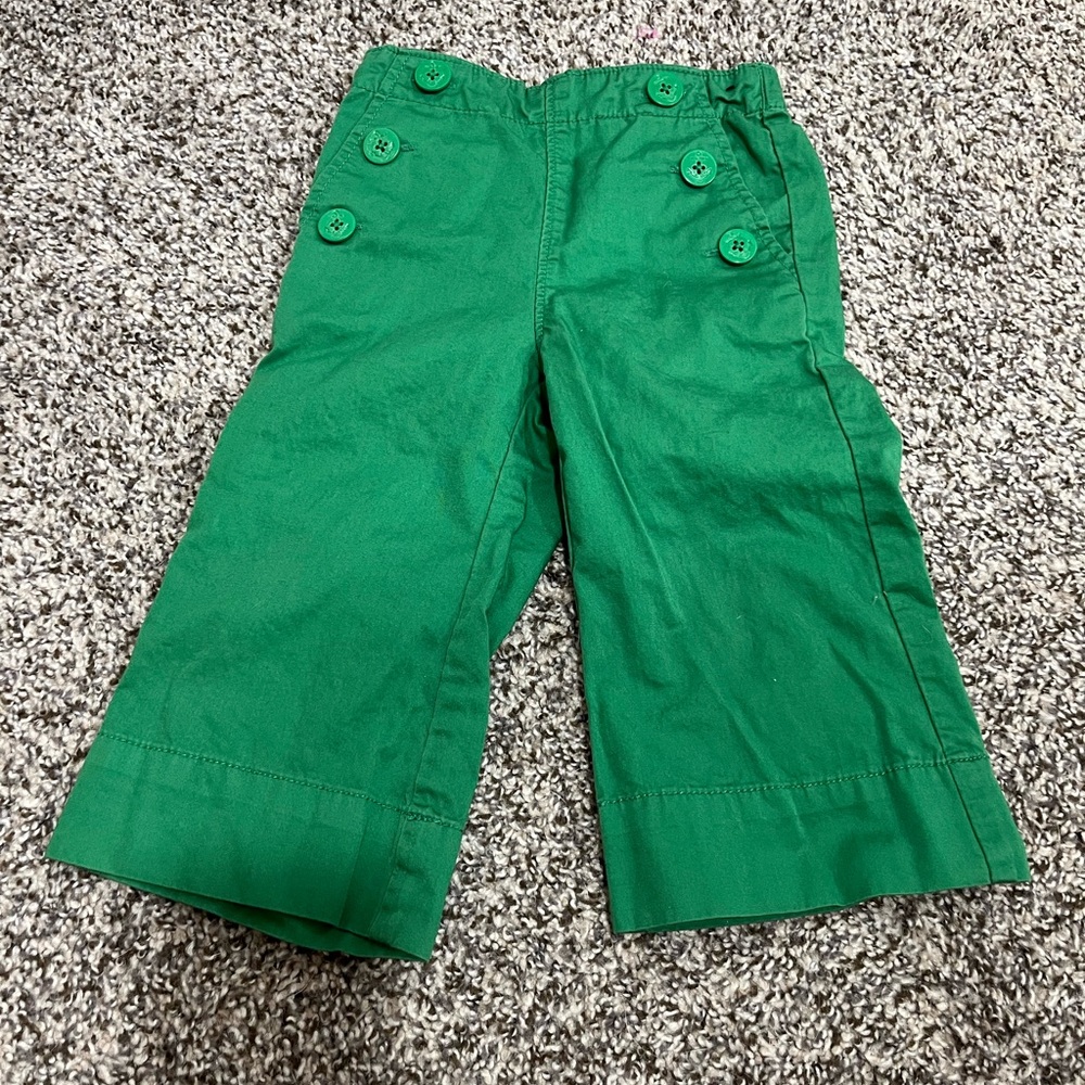 Green pants. Baby Gap
